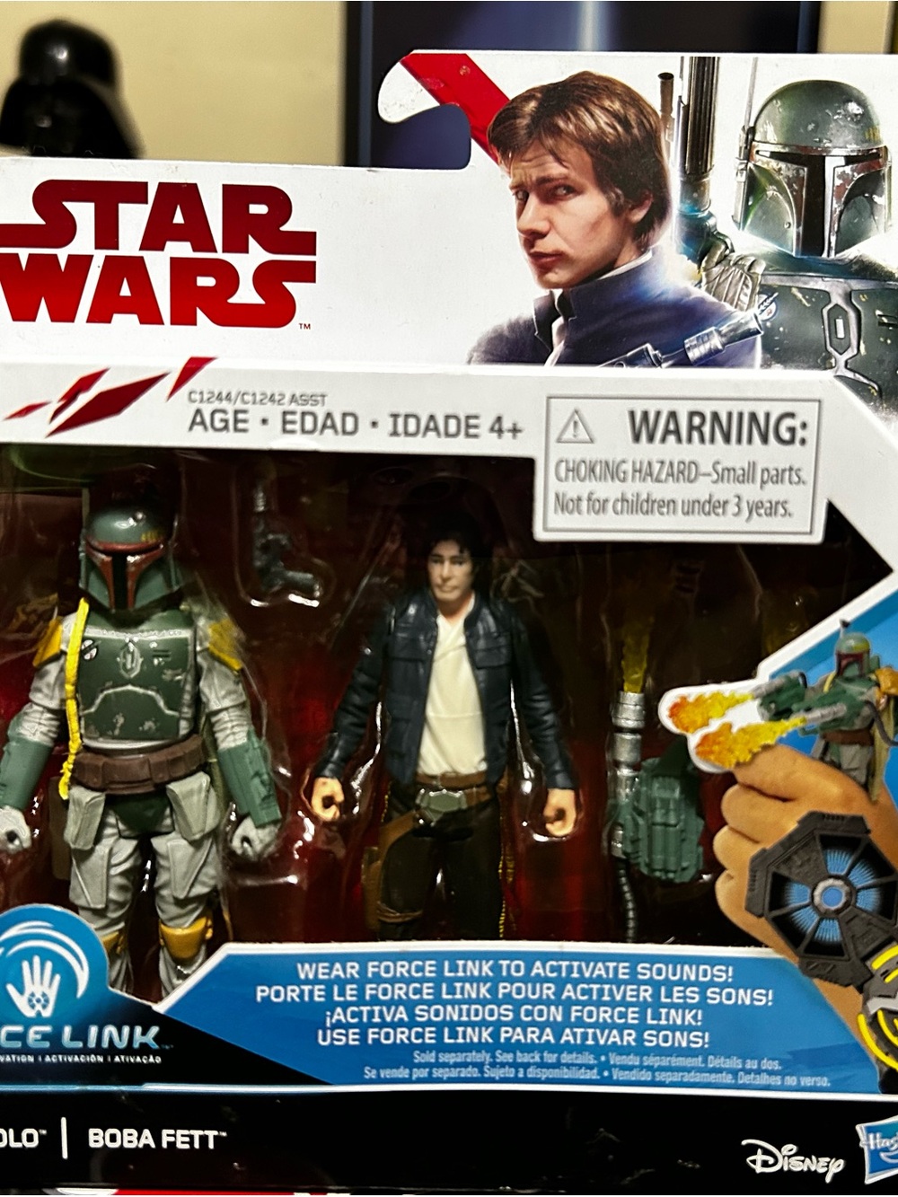 Star Wars Hasbro Boba Fett & Han Solo Action Figure Set - Green, Yellow, Brown